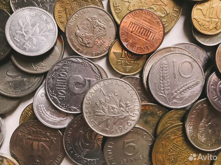 Монеты российские и зарубежные