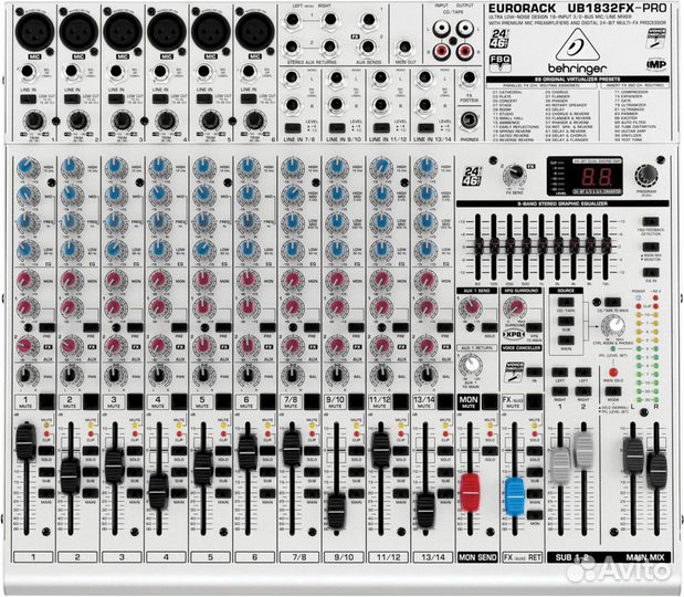 Микшерный пульт Behringer UB 1832FX - PRO Eurorack