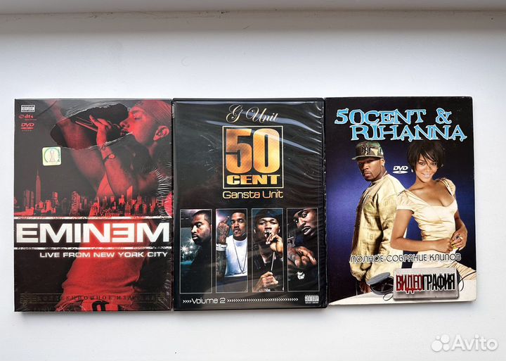 50cent cd Eminem DVD