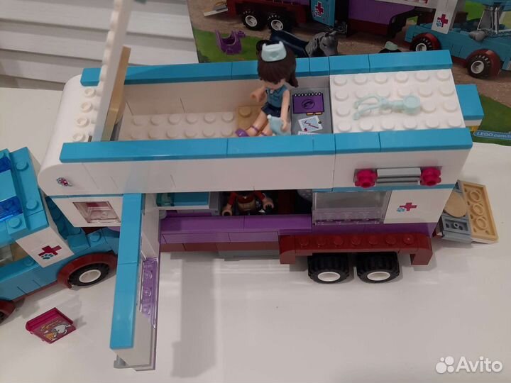 Lego Friends оригинал 41125 ветеринарный трейлер