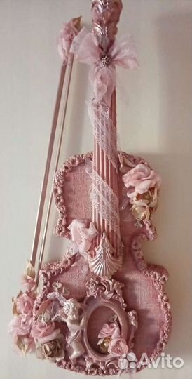 Скрипка декоративная ручной работы