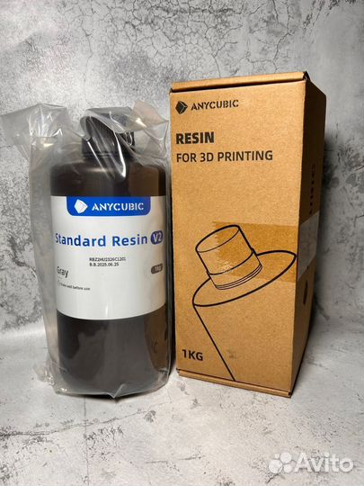 Фотополимерная смола Anycubic Standard V2 серая 1л