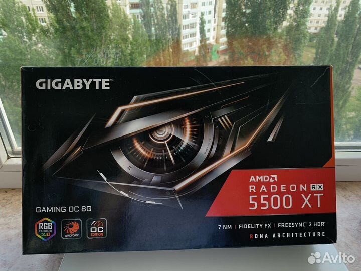 Видеокарта gigabyte AMD Radeon RX 5500 XT