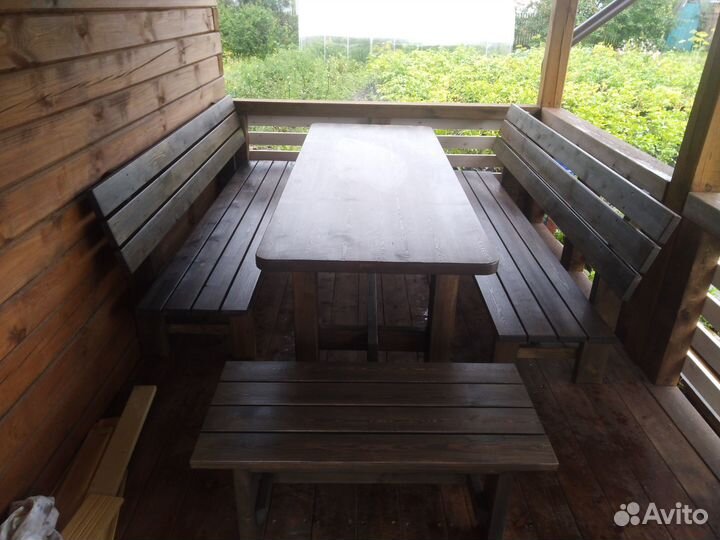 Садовая мебель из дерева