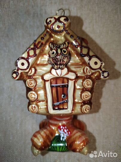 Избушка. Ёлочные игрушки Ариель