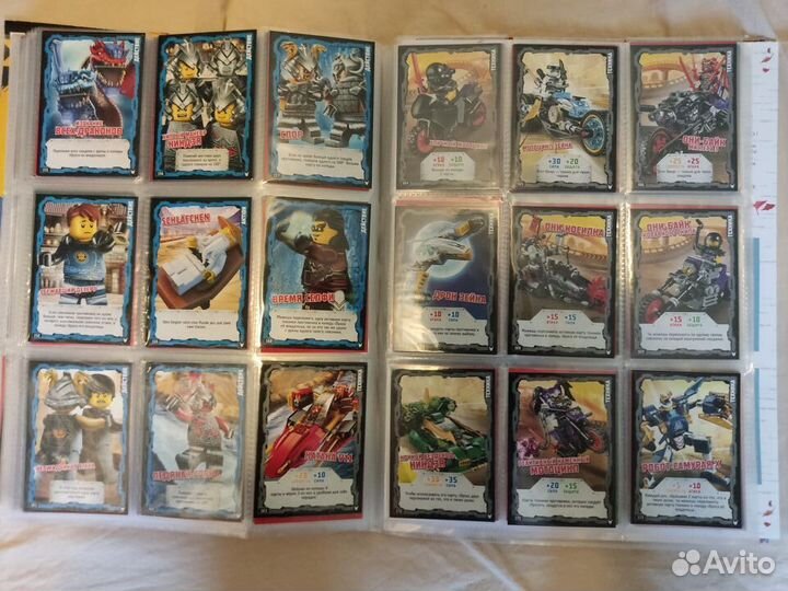 Карточки коллекционные по Lego chima, Ninjago