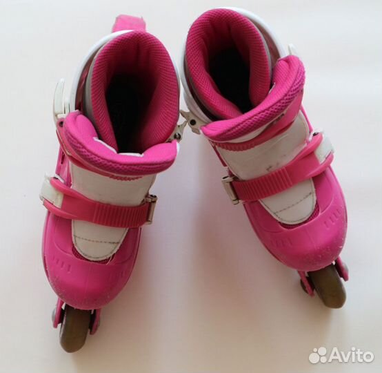 Роликовые коньки детские раздвижные размер 27-30