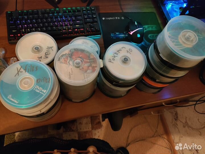 Dvd диски с фильмами и анимэ