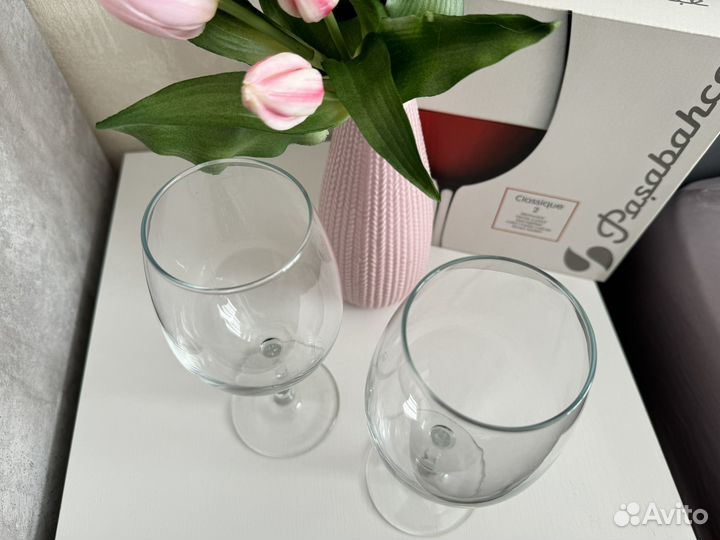 Бокалы новые для вина