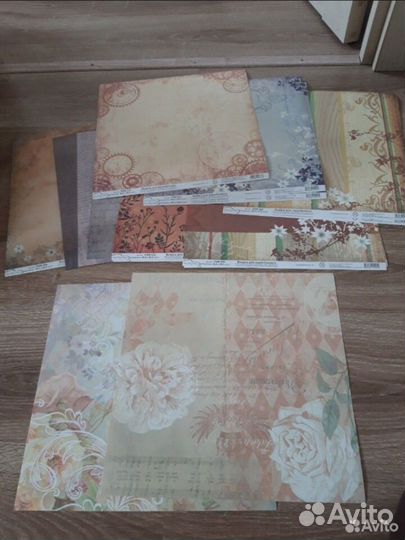 Бумага для скрапбукинга. Лот 1