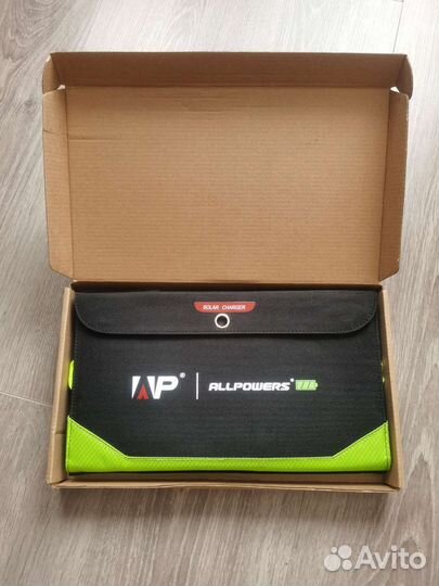 Портативная солнечная панель 21вт с акб на рюкзак