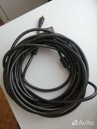 Кабель hdmi - DVI Real Cable 10.0m