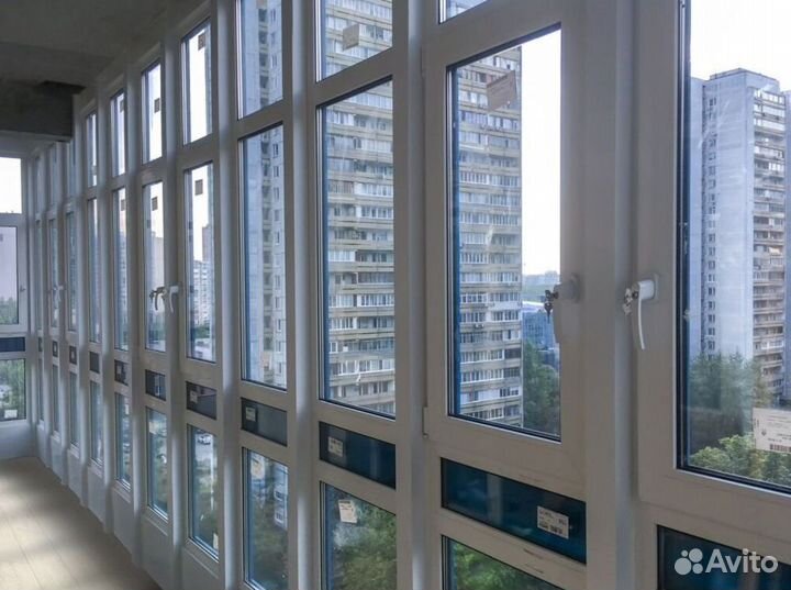 Остекление балконов и лоджий под ключ G2119