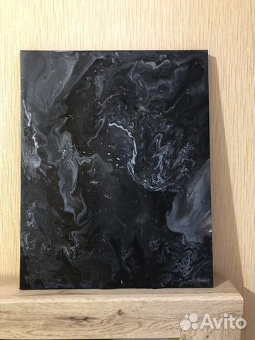 Картина флюид арт