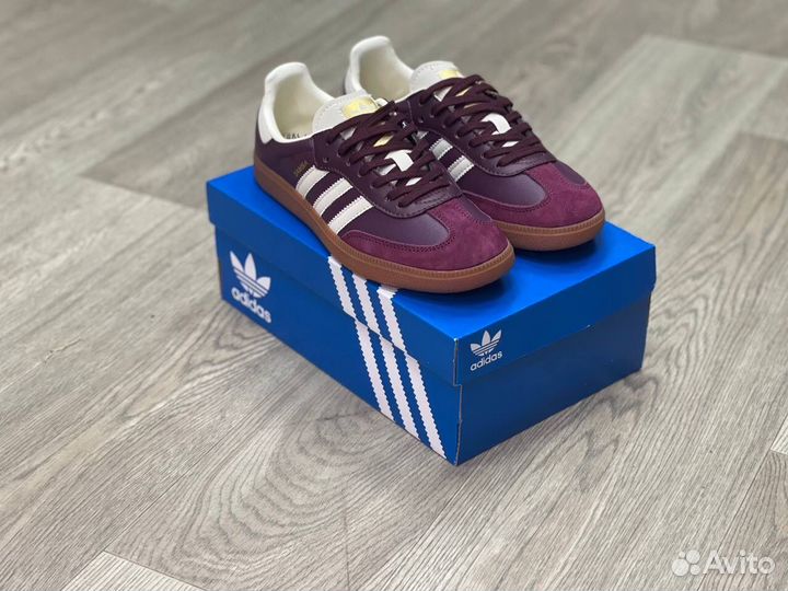 Кеды adidas Originals Samba OG burgundy