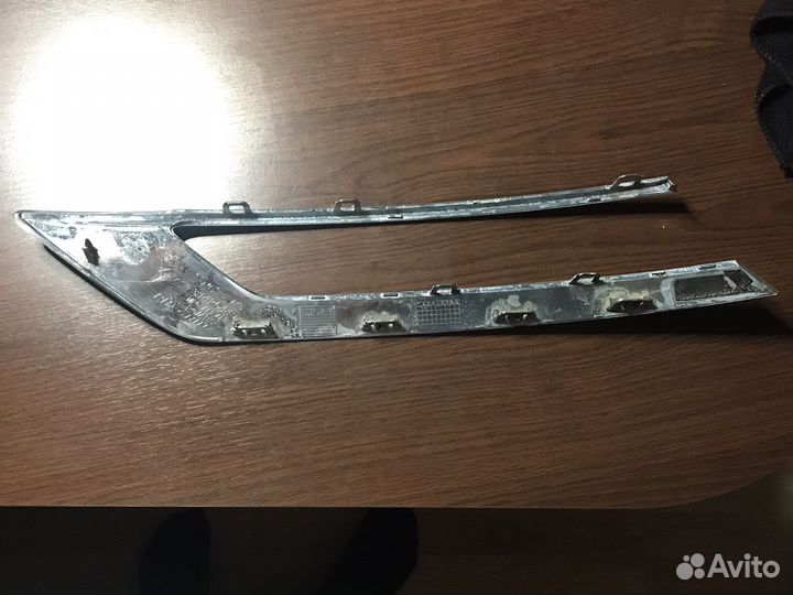 Хром накладки на бампер Volvo s90, v90,xc90