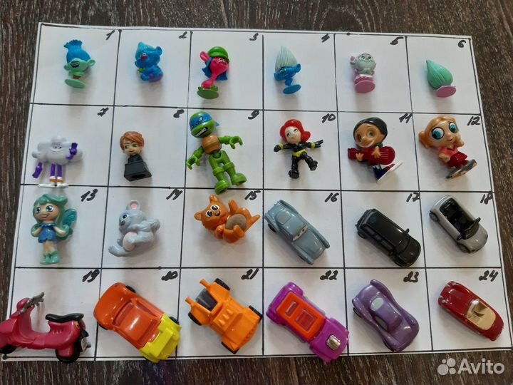 Киндер разные серии много