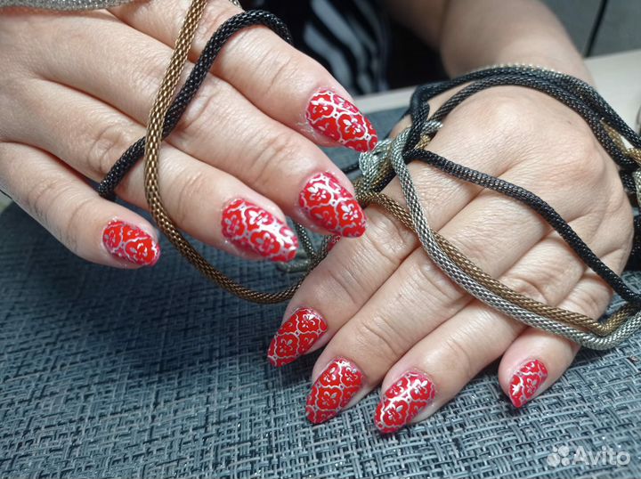 Наращивание ногтей/дизайн, маникюр, педикюр