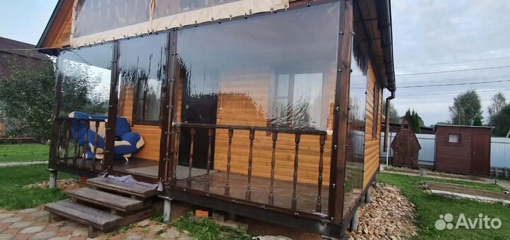 Мягкие, гибкие окна для террасы, беседки под ключ