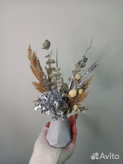 Композиции из сухоцветов мини / декор для дома