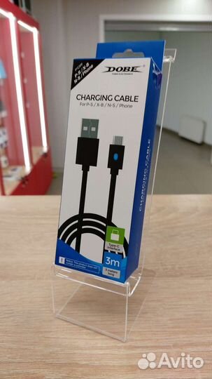 Кабель для зарядки геймпадов PS5/Xbox Type C 3m