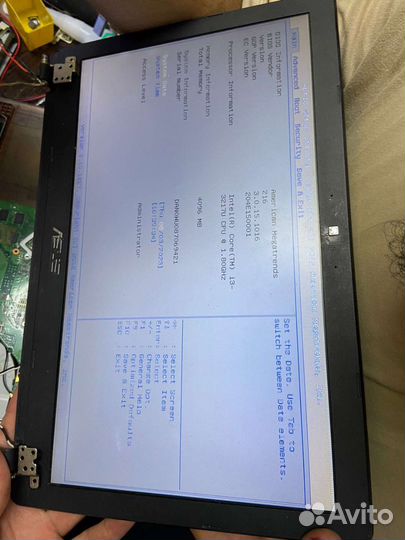 Матрица на asus x550