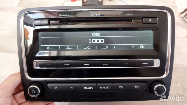 Swing магнитола blaupunkt для skoda superb 2
