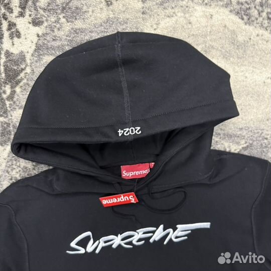 Толстовка худи Supreme futura logo