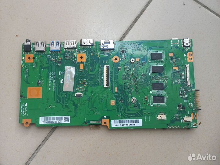 Материнская плата asus X541NA