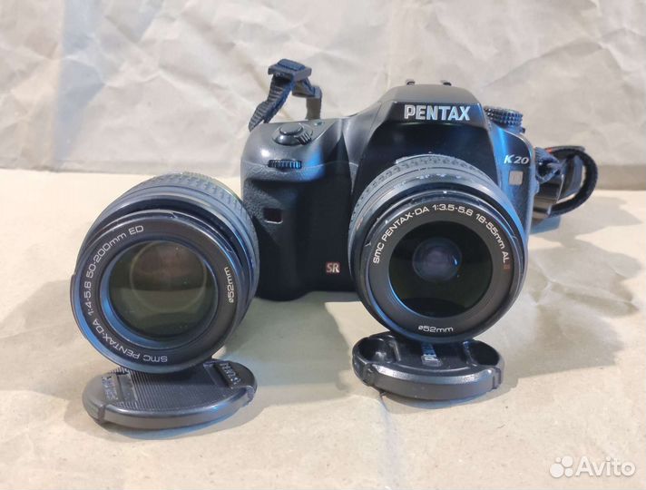 Зеркальный фотоаппарат pentax K20D Kit