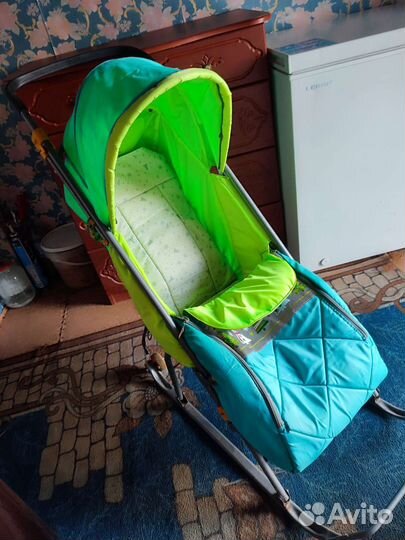 Коляска санки