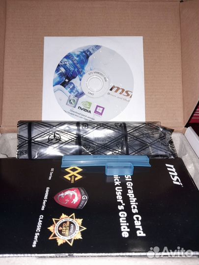Коробка от видеокарты MSI geforce GT 730