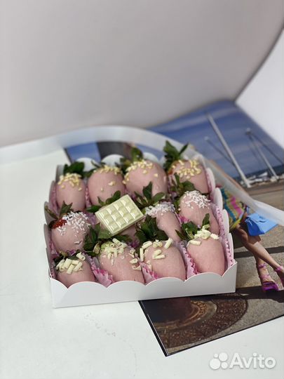 Клубника в шоколаде Букет Подарок Новый год