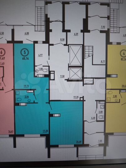 Торговая площадь, 65.5 м²