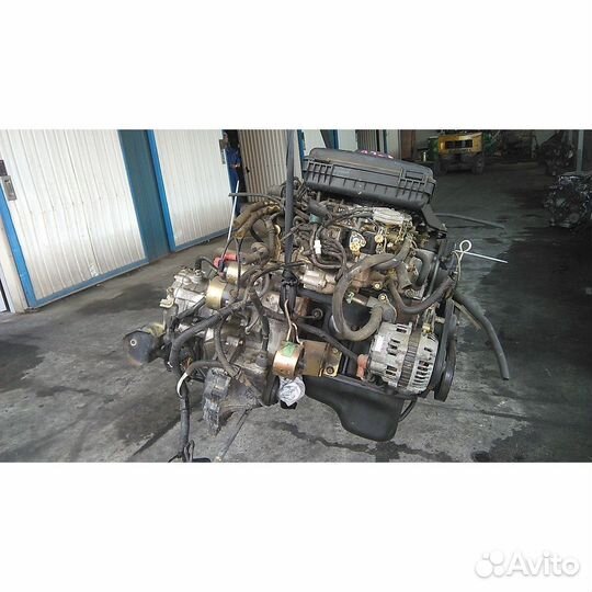 Двигатель двс с навесным mitsubishi minica H32A 3G