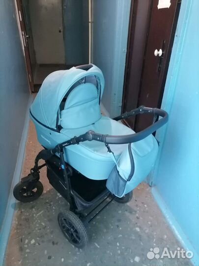 Коляска 2 в 1 эко кожа