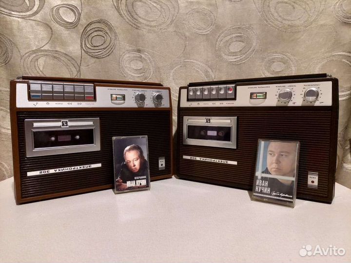 Магнитофон Электроника 302 магнитола Panasonic