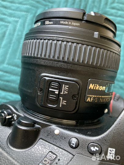 Объектив Nikon 50 mm f/1.8G AF-S Nikkor