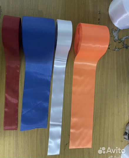 Лента атласная 5 и 10см