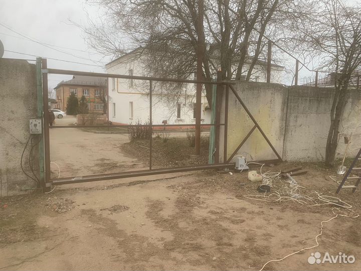 Откатные ворота под ключ с доставкой и установкой