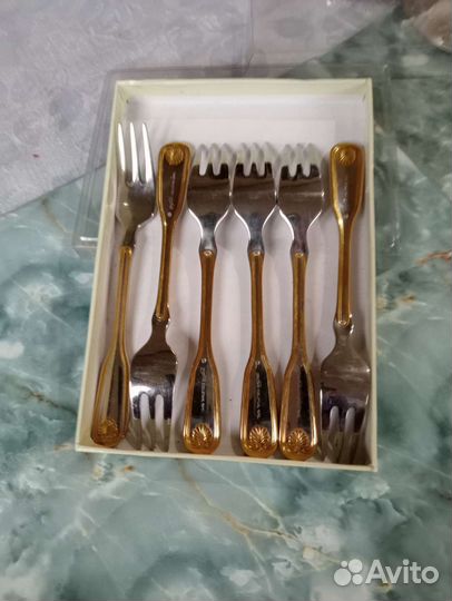 Десертные вилки (Zepter) длина вилки 14 см