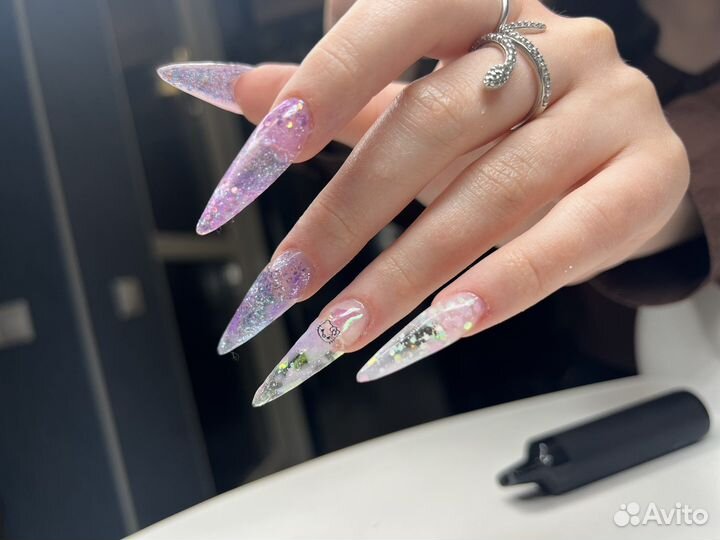 Наращивание/гель лак ногтей