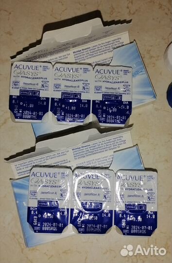 Линзы контактные acuvue oasys двухнедельные