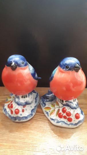 Снегири. Гжель