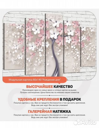 Картина на холсте 