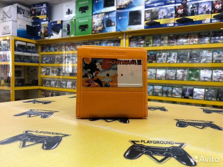 Mickey Mouse TV Game Cartridge