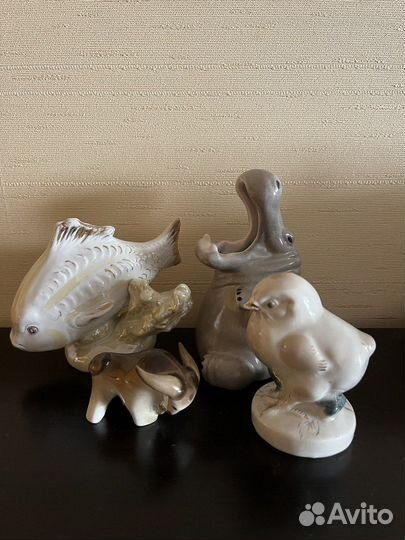 Фарфоровые статуэтки лфз, Дулево, Вербилки, Гжель