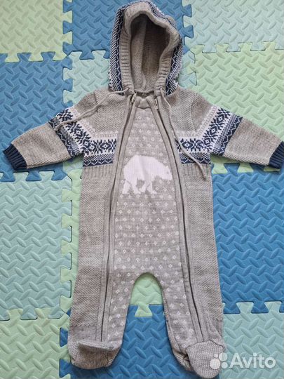 Вязаный комбинезон 74