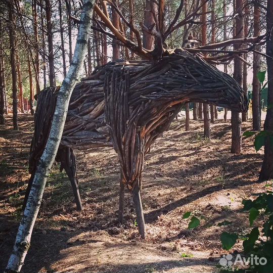 Скульптура лося