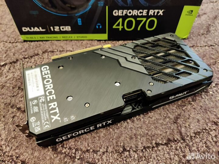 Palit RTX 4070 12gb в идеальном состоянии